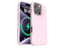 (rosa, Iphone 13 Pro Max) Capa Magnética De Silicone Líquido Para Iphone, Cor Sólida E Simples.