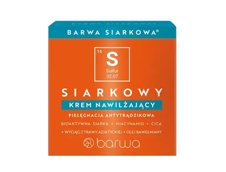 Moisturizing Sulfur Cream, 50ml Barwa