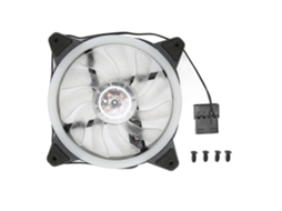 Rgb Fan Sem Fio Silencioso 120mm Alto Fluxo De Ar Cor Ajustável Cooler De Gabinete De Pc