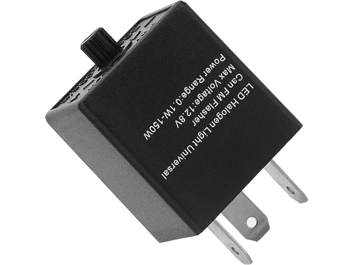 Relé De Pisca Led 12v 24v, Pisca Ajustável Para Carros E Motocicletas, Instalação Plug And Play, Proteção Contra Curto