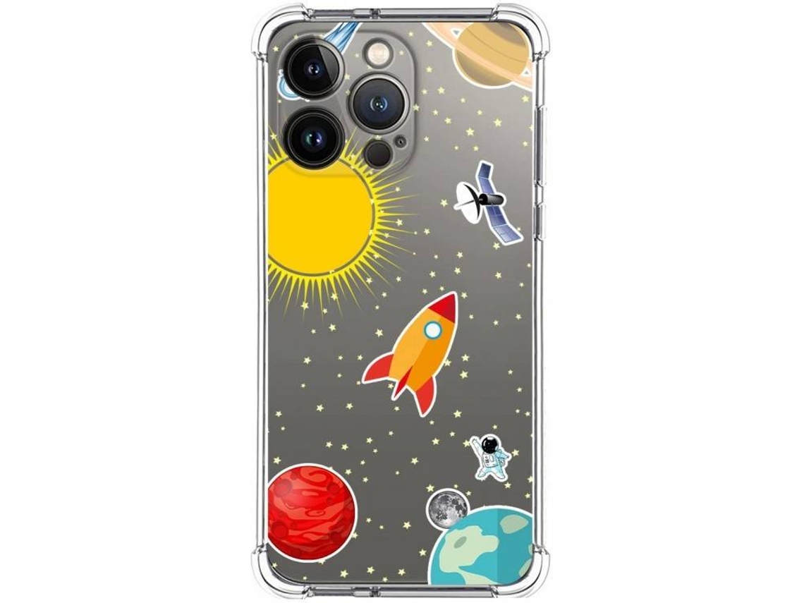 Capa iPhone 13 Pro (6.1) TUMUNDOSMARTPHONE Espácio Desenhos Multicor