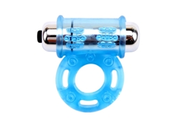 Anel Vibratório Para Pênis Anel De Touro Azul