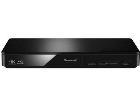 Leitor Blu-Ray PANASONIC DMP-BDT180EG — 3D | Smart TV | USB