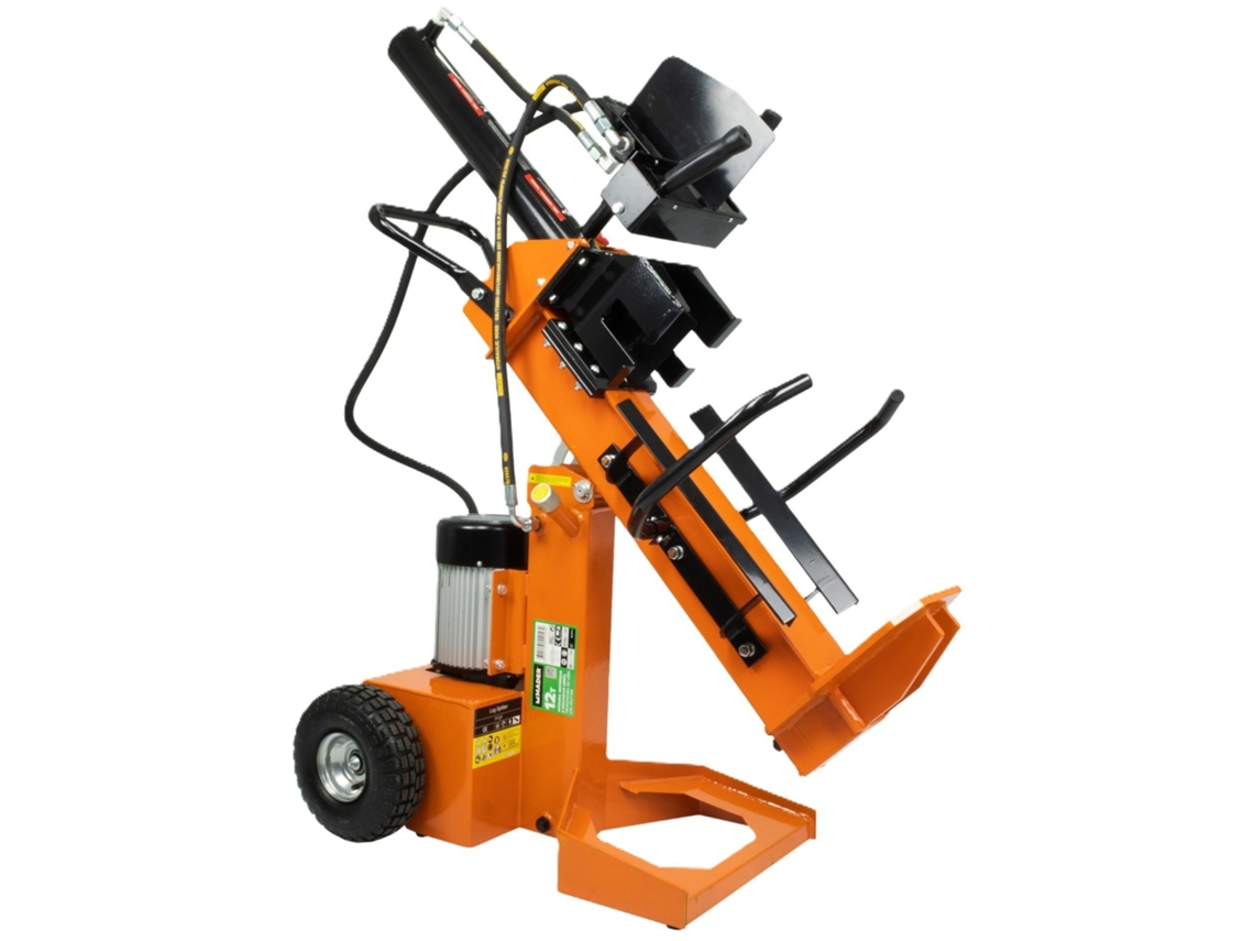 Máquina Destroçar/rachar Lenha 3 In 1, 12t, 520mm, 2 Velocidades Refª 55186 Mader