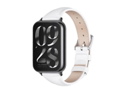 Pulseira Fina De Couro Mijobs Para Xiaomi Smart Band 9 Pro / 8 Pro