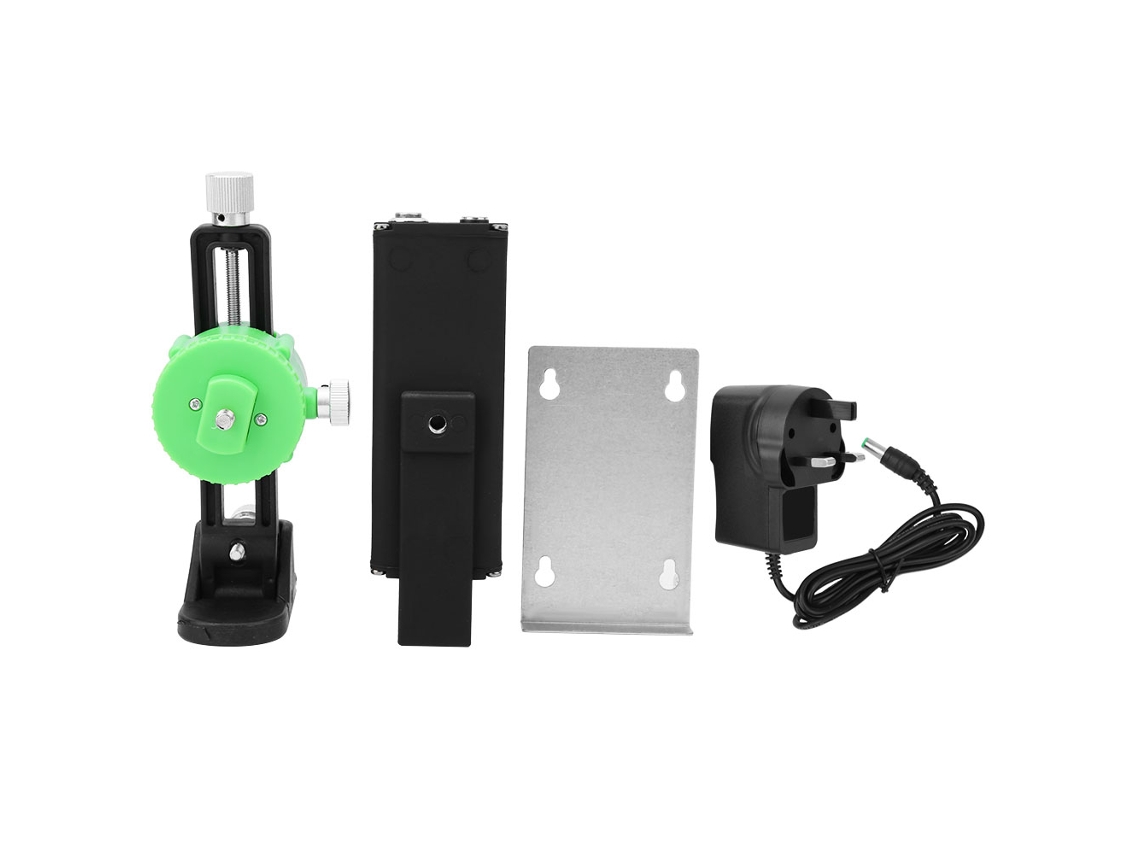 Nível A Laser 360 Graus Nível 4 Line Ld Verde Com Bateria De Lítio 4000 Mah Integrada Para Trabalho Em Parede