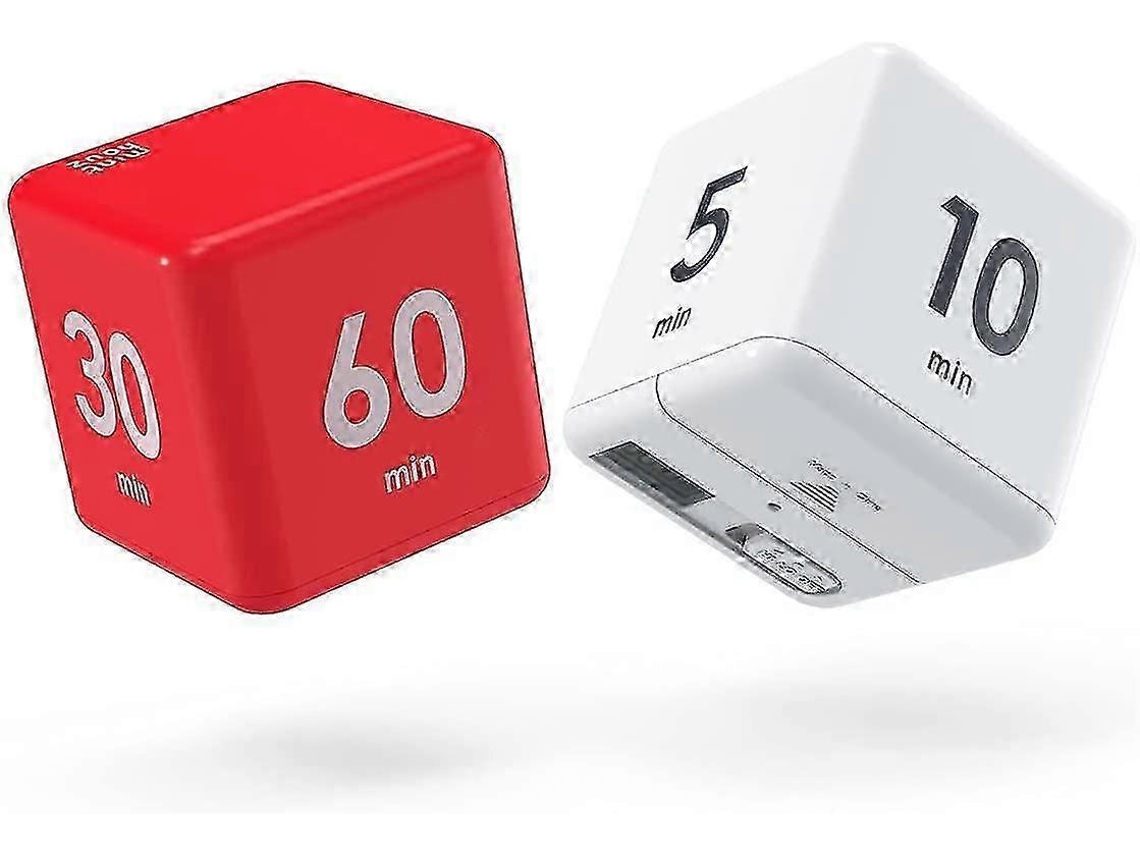 Temporizador Digital Em Cubo Com Sensor De Gravidade, Para Cozinha, Estudo, Trabalho, Exercícios E Técnica Pomodoro