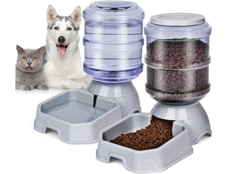 Alimentador E Bebedouro Para Animais De Estimação, Dispensador Automático De Comida, Cães E Gatos