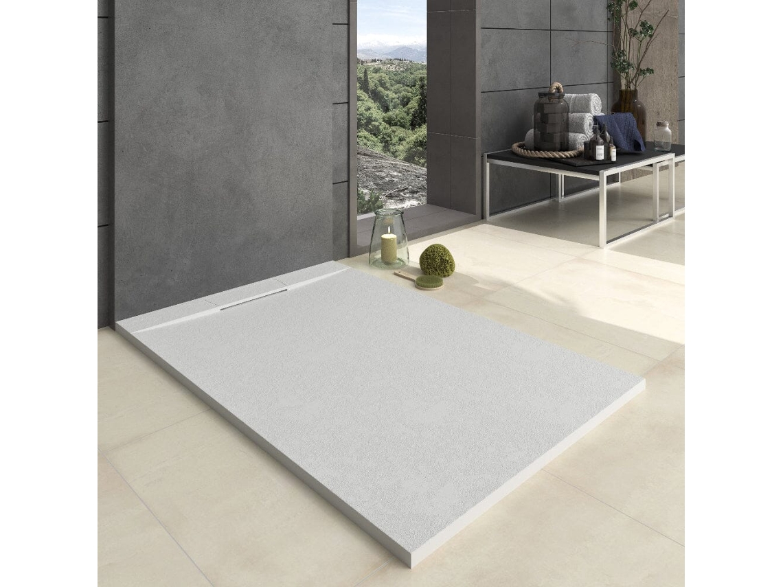 Base de Duche em Resina Vortex Branca 180x70 Cm RC