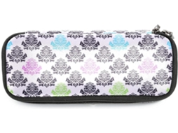 Conjunto de lápis grande e colorido com estampa floral romana retrô, ideal para escola, mesa de trabalho e adultos.