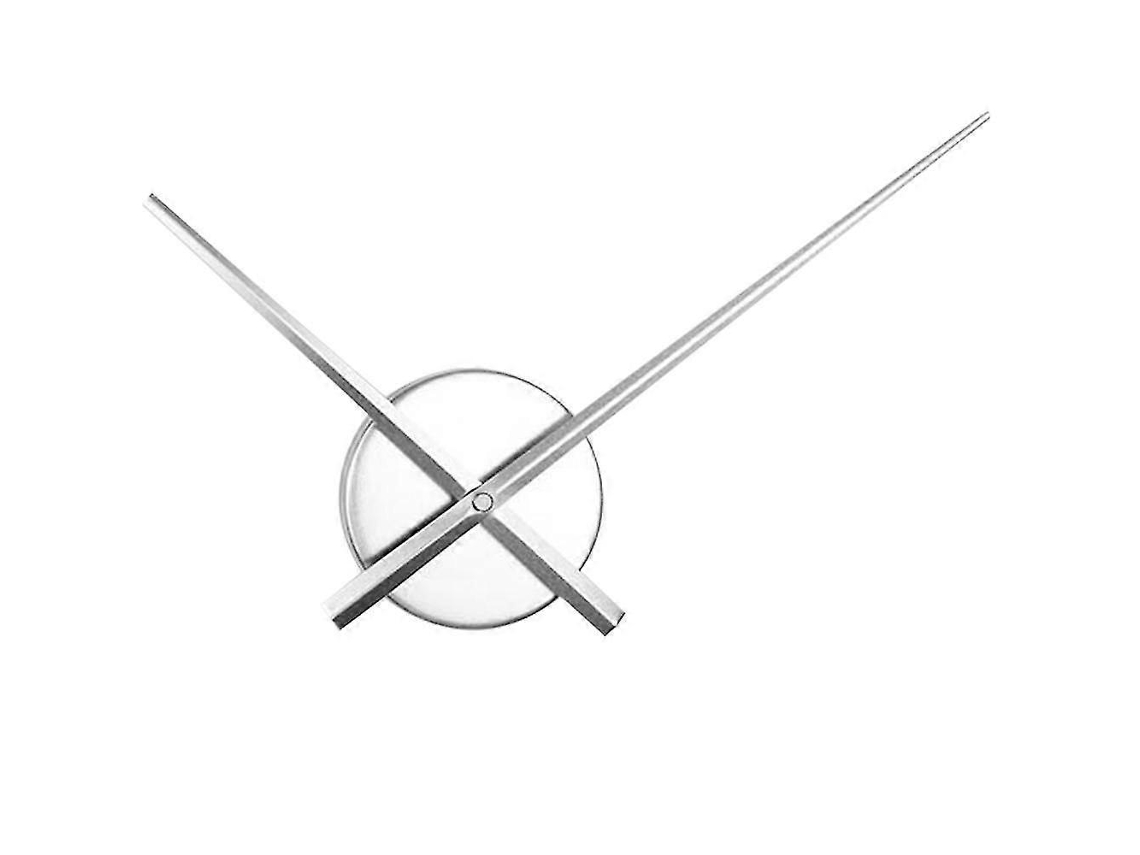 Large Clock Hands And Mechanism, Modern Black Long Hands Wall Clocksilver