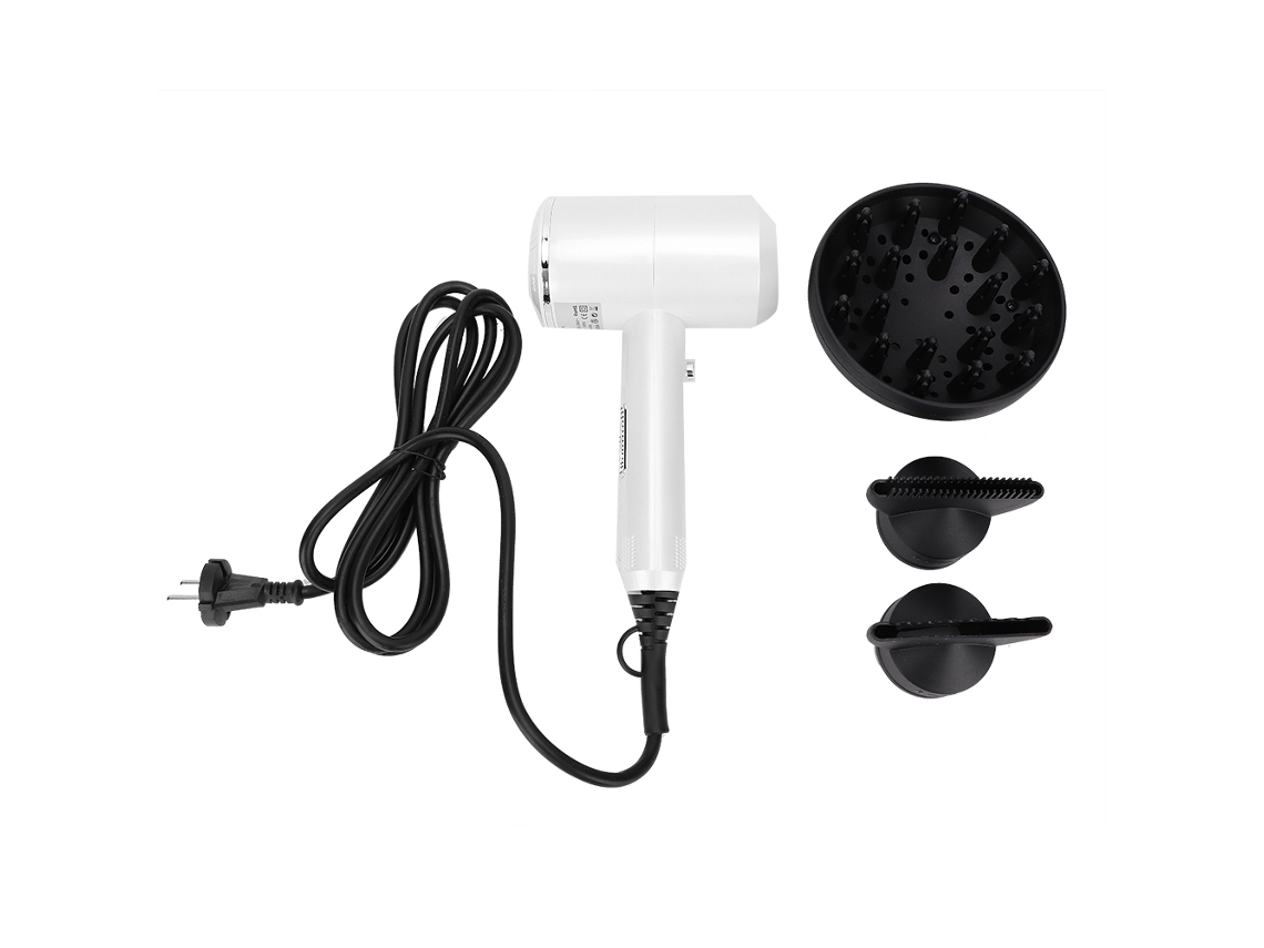 2026 secador de Cabelo Elétrico Profissional Secador de Ar Quente e Frio Ferramenta de Penteado Branco