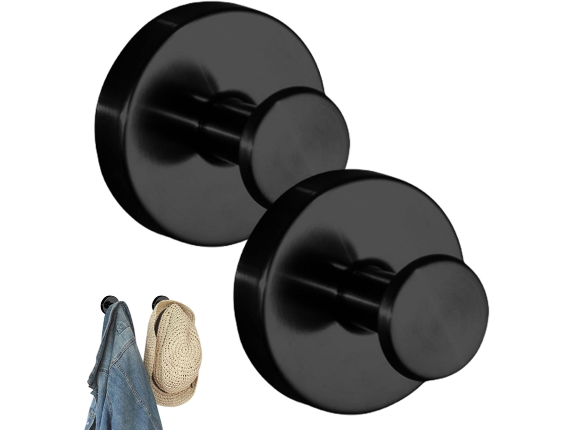Ganchos Adesivos Para Chuveiro, Aço Inoxidável, Resistentes À Ferrugem, Para Toalhas E Casacos, Sem Necessidade De Furos.