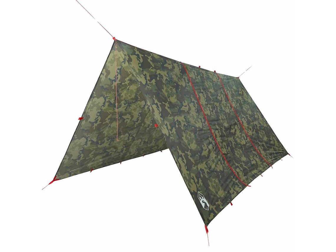 Camping Tarp, Camping Tarps Vidaxl Verde Poliéster (451 X 420 Cm)