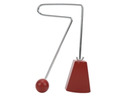 Mali instrumento de Percussão Vibraslap de Aço e Maple com Som Claro para Coordenação Motora Infantil