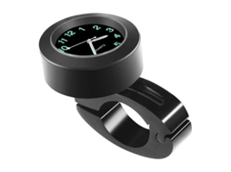 Relógio AQUAFORGE, infantil, à prova d'água, para guidão, preto