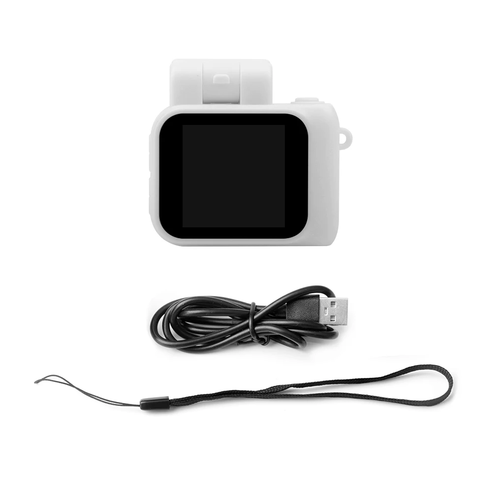 Mini Câmera Slr Infantil com Flash e Compartimento para Bateria, 1080p, Tela Lcd MDUG (branca 32 Gb)