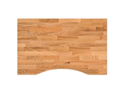 Desk Top, Desk Tops Vidaxl Marrom Madeira De Carvalho (80 X 60 X 2.5 Cm)