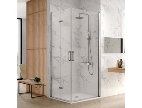 Ângulo de Duche Porta Dobrável Porta Batente Nardi 90 Cm Ancoragem Porta Dobrável Esquerda KASSANDRA