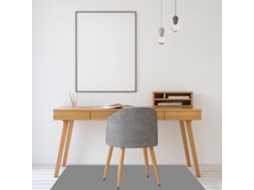 Tapete Protetor Piso 140 X Cm Piso Parquet Laminado Cinza Cm,