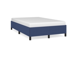 Bed Frame, Bed Frames Vidaxl Azul Tecido (120 X 190 Cm)
