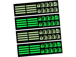Adesivos Fluorescentes Luminosos, Forte Aderência, Decorações Elegantes.