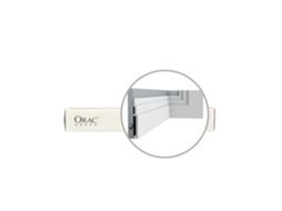 Caixa 8 Peças Perfil Orac Zocalo 200x2,2x20cm Sx181 Highline Orac Decor