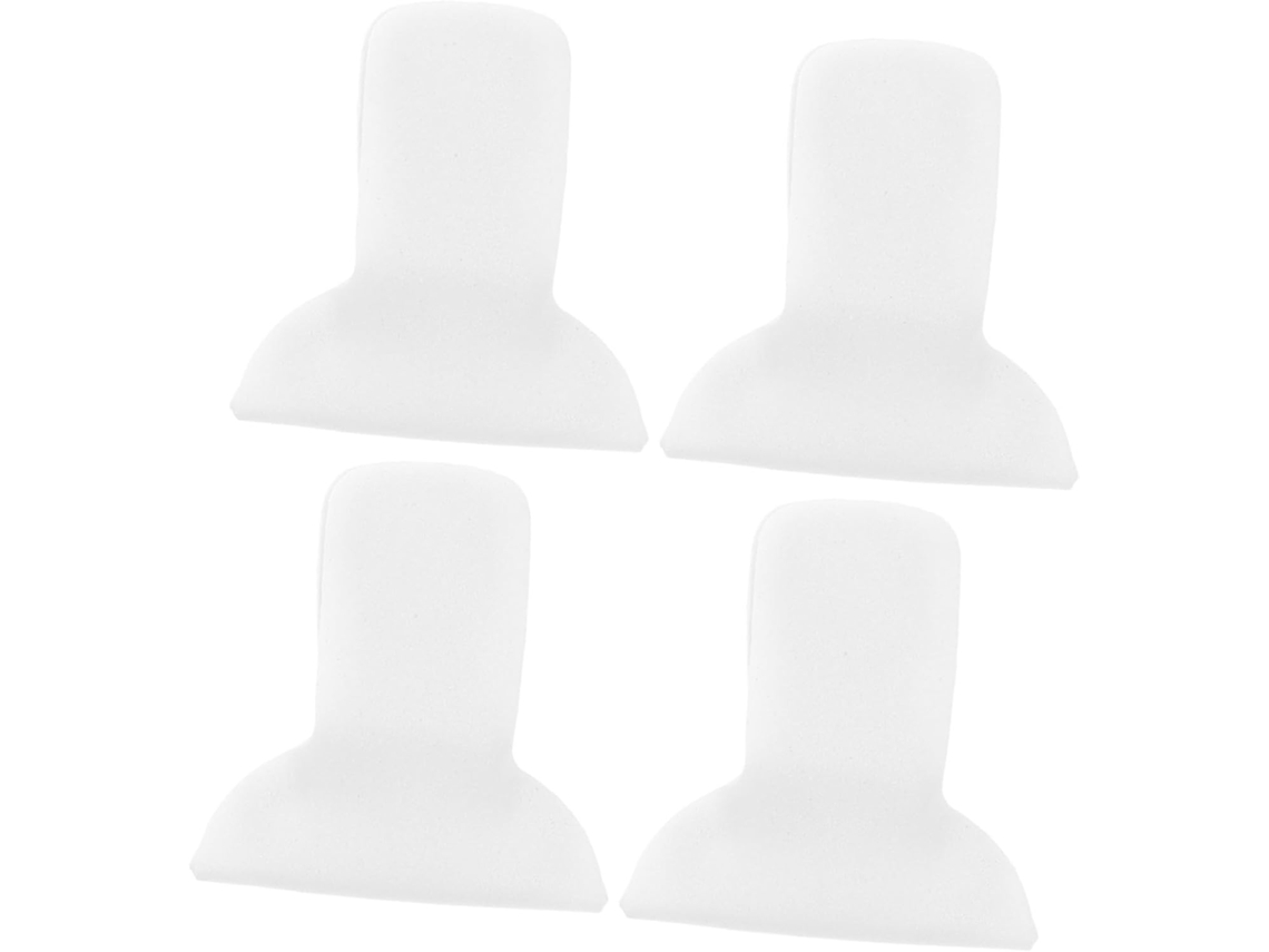 Conjunto De 4 Prendedores Antiderrapantes Para Colchas E Lençóis, Em Espuma E Metal, Com Revestimento Acolchoado