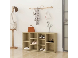 Vidaxl Sapateira 103x30x55 Cm Contraplacado Carvalho Sonoma