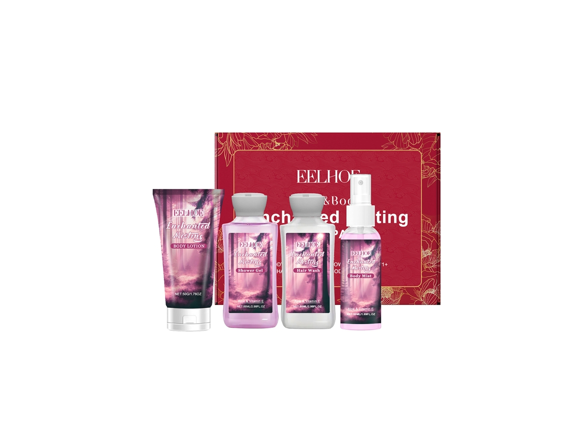 Kit 4 Peças Cuidados Pessoais Viagem