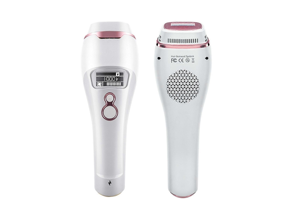 Depilador Portátil Ipl Indolor Com Tecnologia De Congelamento Para Rosto E Corpo Inteiro, Cor Branca Dourada, Plugue Americano.