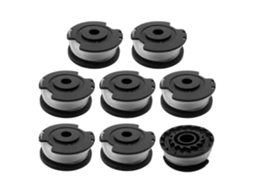 RS3030 - Conjunto de 8 bobinas de reposição para cortadores de grama Lawnmaster CLGT1810S01, CLGT2412 e CLGT2410
