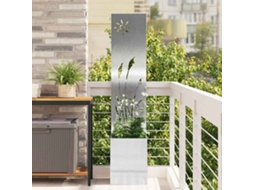 Vidaxl Tela De Privacidade Para Jardim Prateado 32 X 32 X 150 Cm