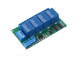 Laxiscreed Interruptor Relé Temporizador Rs485 De 4 Canais Com Comando At E Alimentação 12v Dc