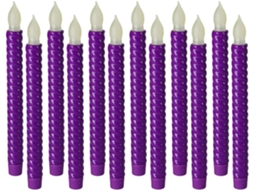 Conjunto De 1 Conjunto De Luzes Amarelas Longas Com Efeito De Flash, Velas Compridas, Luzes Para Ani Gokoco