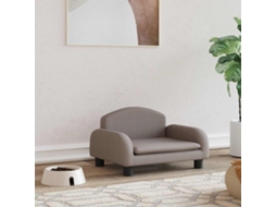 Vidaxl Cama 50x40x30 Cm Tecido Cinzento-acastanhado