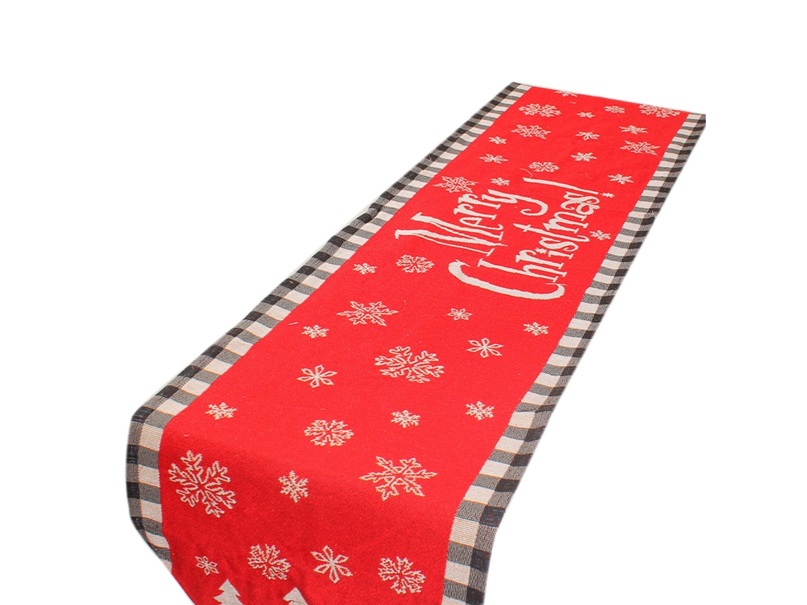 Bandeira Runner Natal Resistente Sujeira Decoração Tabela Sininho Inverno S/MARCA