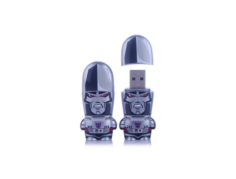 Chave Usb MIMOBOT Transformers Megatron 4 Gb Usb 2.0 Cinza