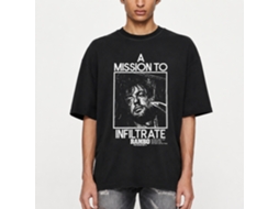 Rockinstone Rambo Infiltrate Graphic T-shirt Size:xl
