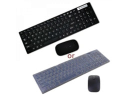 Teclado E Mouse Sem Fio, Teclado Portátil Recarregável Com Teclado Numérico Ly Ebike