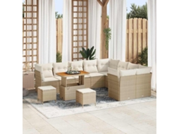 Vidaxl Conjunto De Sofá De Jardim 12 Unid. 9-número De Lugares