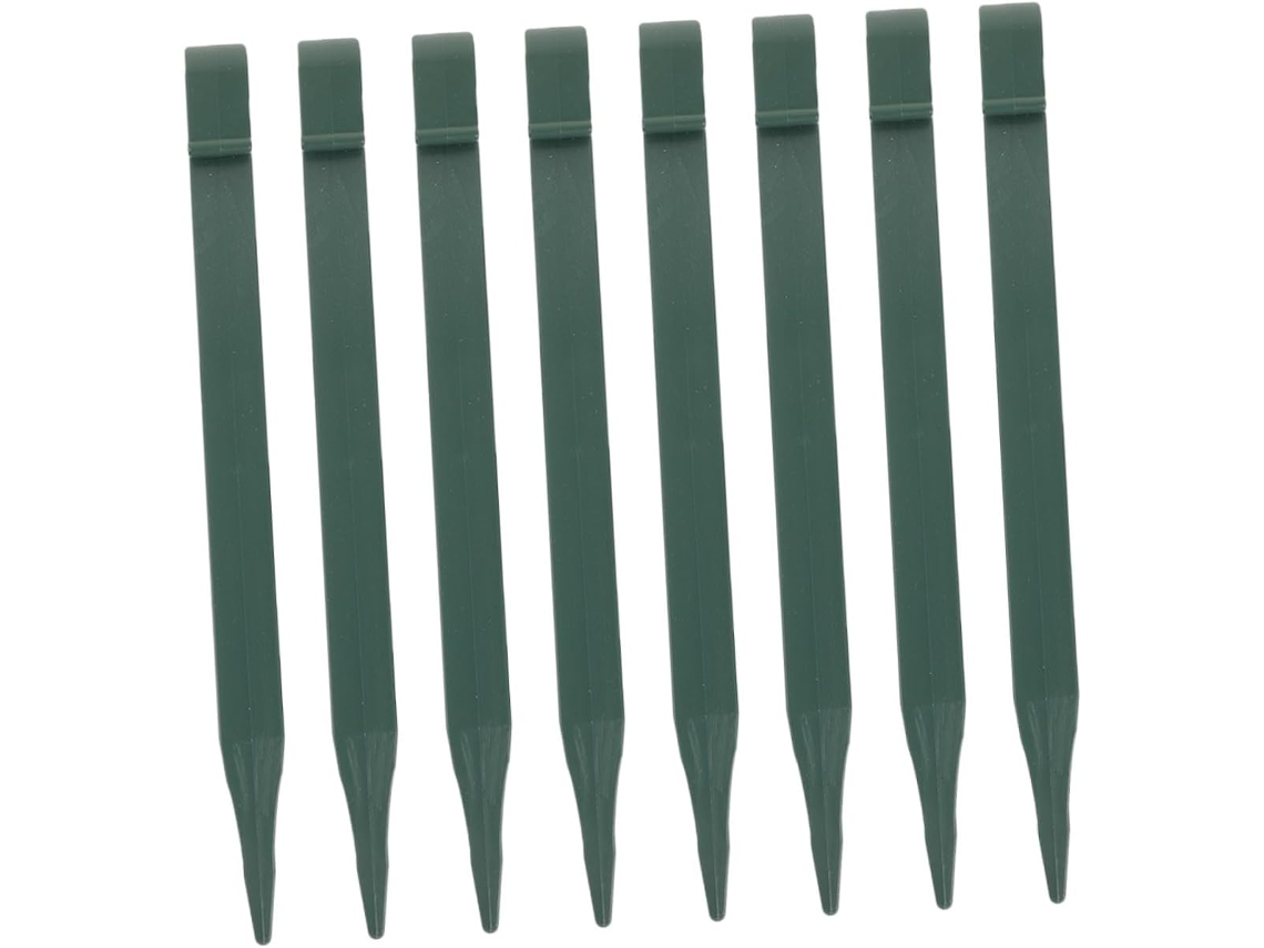 Conjunto De 8 Pregos De Solo Para Estacas De Jardinagem, Fixação De Redes E Grama Artificial. Gokoco