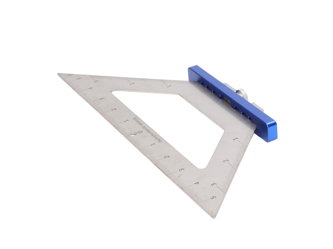 Ferramenta Laxiscreed De Medição Em Forma De Régua Triangular Com Escalas Duplas