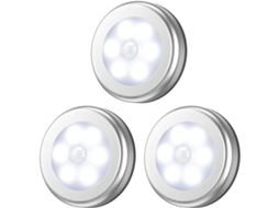 Luz de Sensor de Movimento Linjou, para Armários, 6 LEDs | S/MARCA