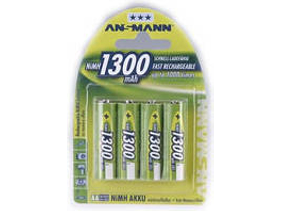Pilhas ANSMANN Accu, AA, 1300 mAh