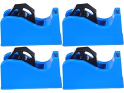 Dispensador De Fita Adesiva Aboofan Precise Com Base Antiderrapante, Fita Adesiva Azul Resistente E Mecanismo De Corte