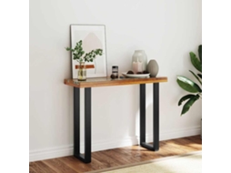 Vidaxl Mesa Consola Em Teca 100x35x75 Cm