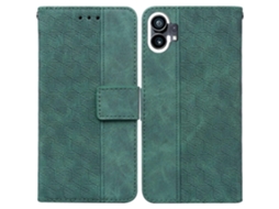 Capa De Celular Flip Em Couro Com Relevo Geométrico Para Celular For Nothing Phone 1