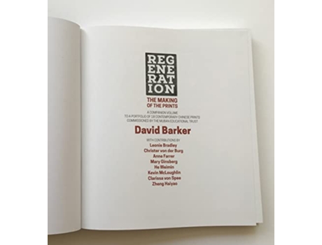 Livro REGENERATION THE MAKING OF THE PRINTS de Christer Von Der Burg (Inglês - Capa Dura)