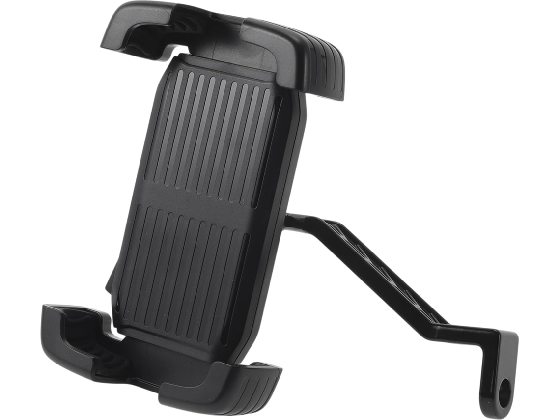 Suporte para Celular de Motocicleta, Compatível com Montagem no Espelho Retrovisor JYTGALX (preto)